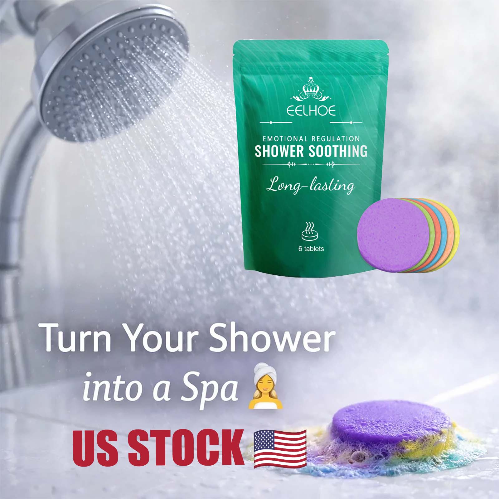Shower Steamer Tablet - Shower Steamers for Stress Relief, Aromatherapy