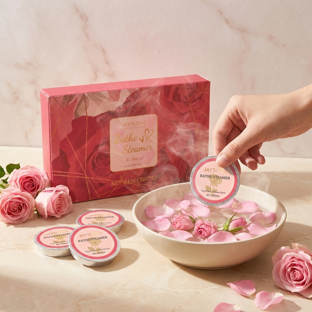 Shower Steamer Tablet - Jaysuing Rose Shower Tablets Clean Skin