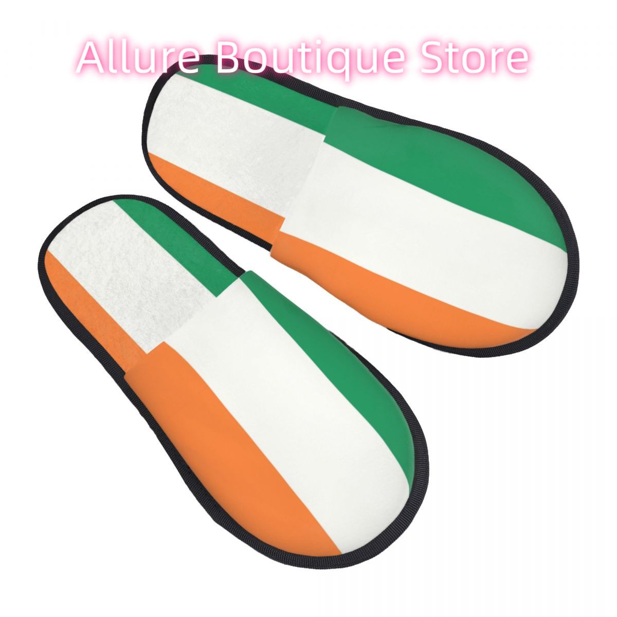 Spa & Wellness Centre Lielupe - Custom Ireland Flag House Slippers Women