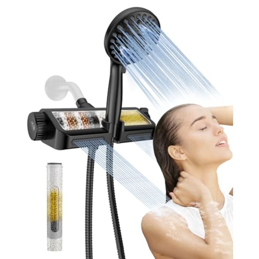 Spa & Wellness Earth City Москва - Filtered Shower Head with Handheld Combo