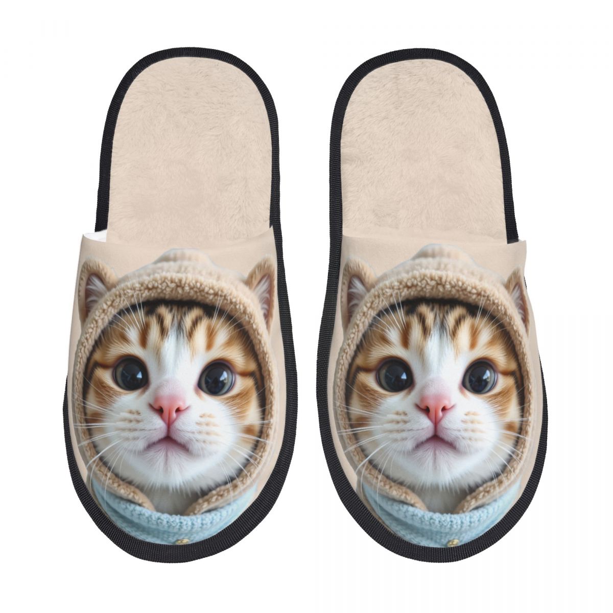 Spa & Wellness Centre Lielupe - Custom Adorable Kitten Cat House Slippers
