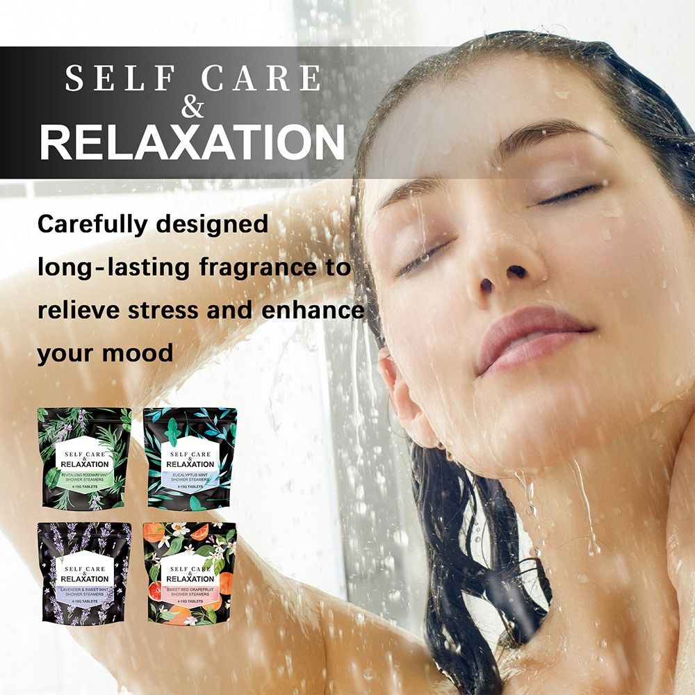 4 Tablets/Pack Self Care Relax - Shower Steamer Tablet 리뷰 및 가격
