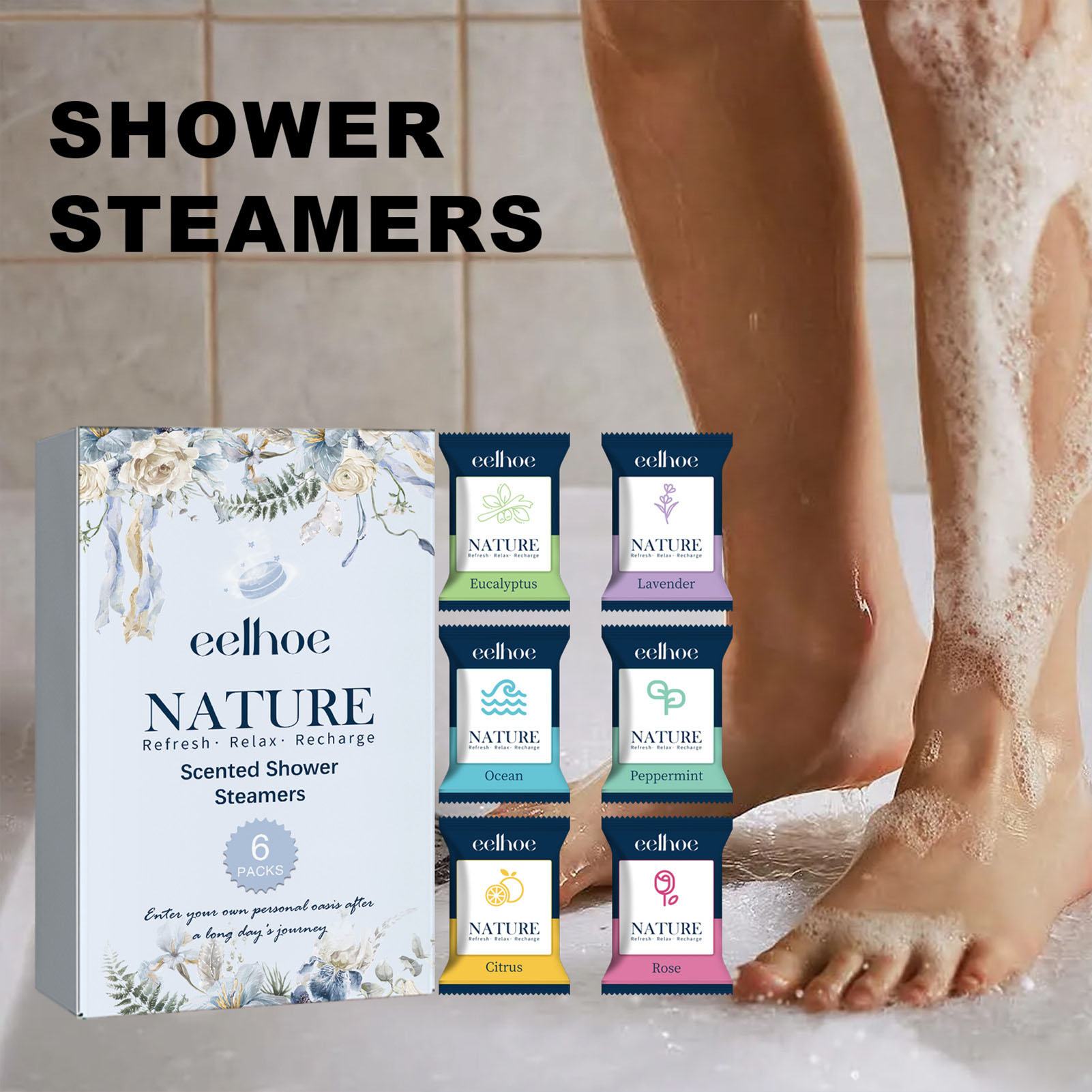 6pcs Aromatherapy Shower Table - Shower Steamer Tablet 리뷰 및 가격