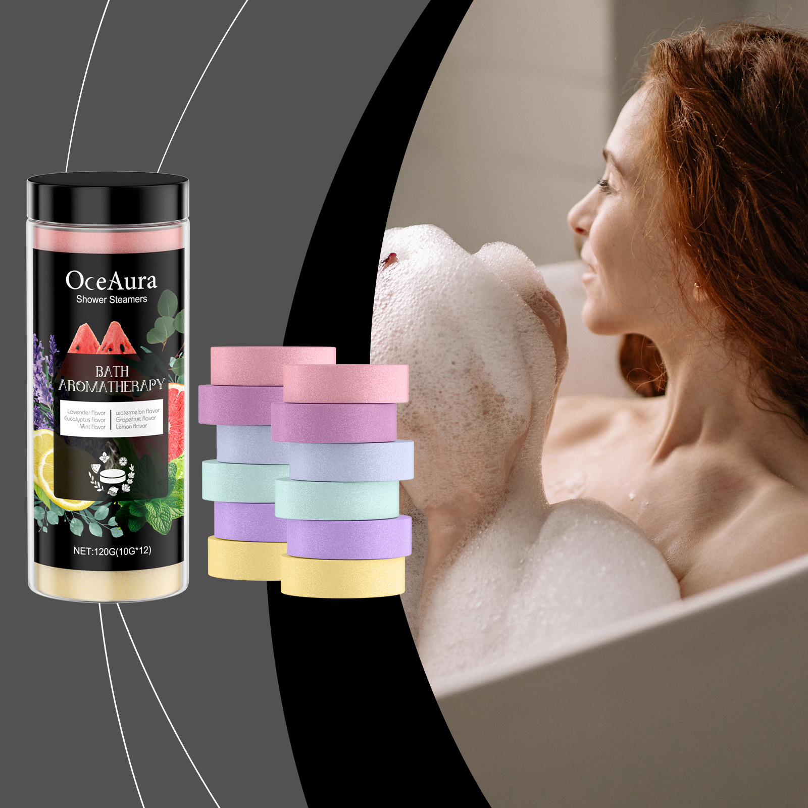 12 Pack Bath Steamer Self Care - Shower Steamer Tablet 리뷰 및 가격