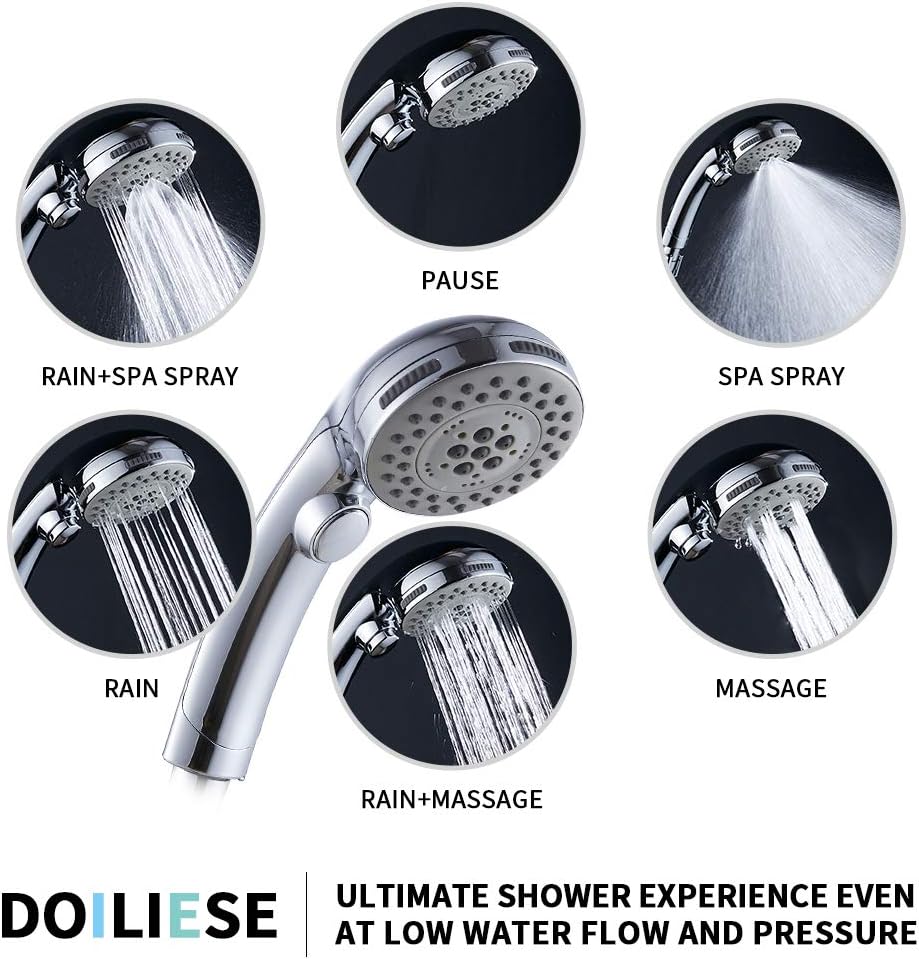 High Pressure Shower Head with - Spa & Wellness Earth City Москва 리뷰 및 가격