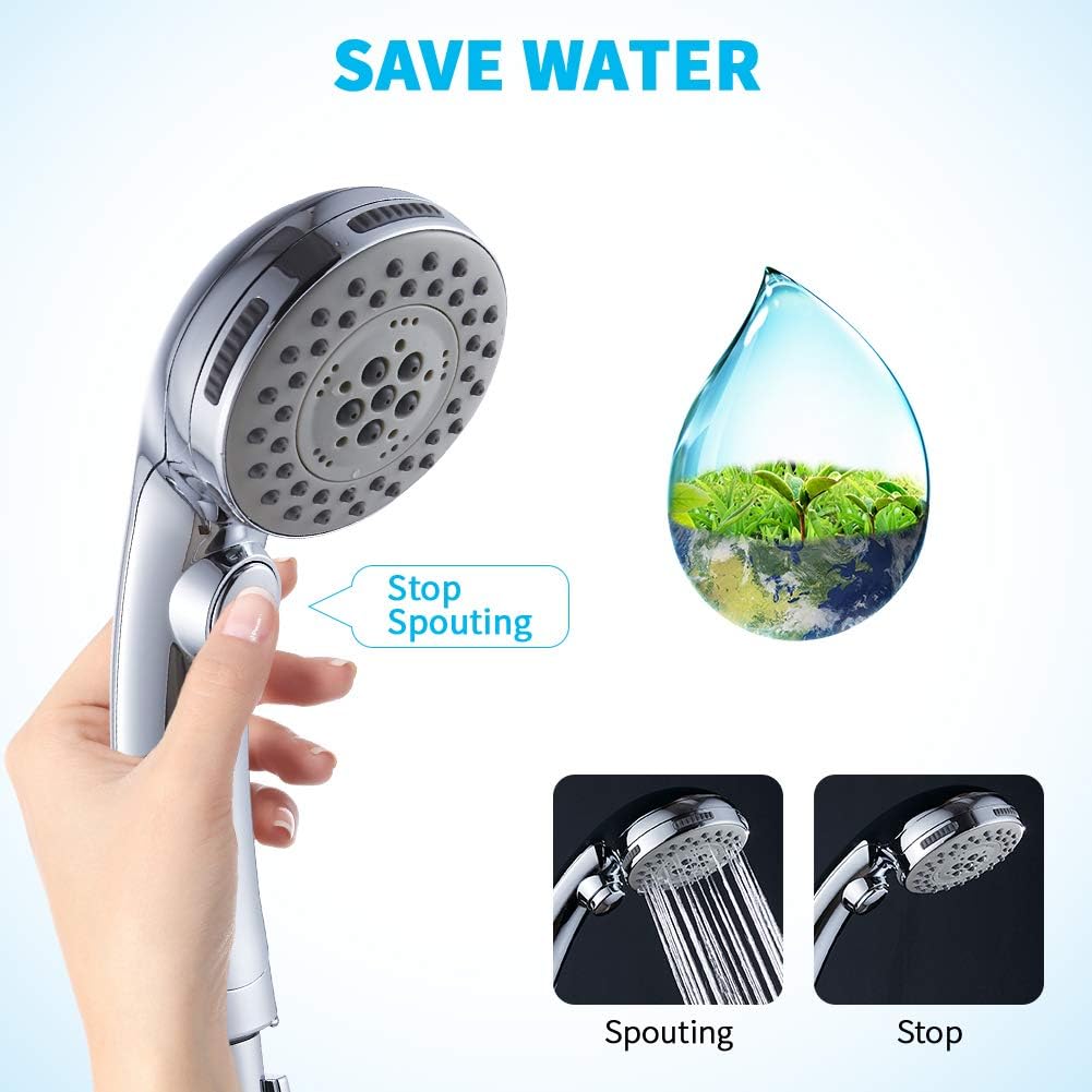 High Pressure Shower Head with - Spa & Wellness Earth City Москва 리뷰 및 가격