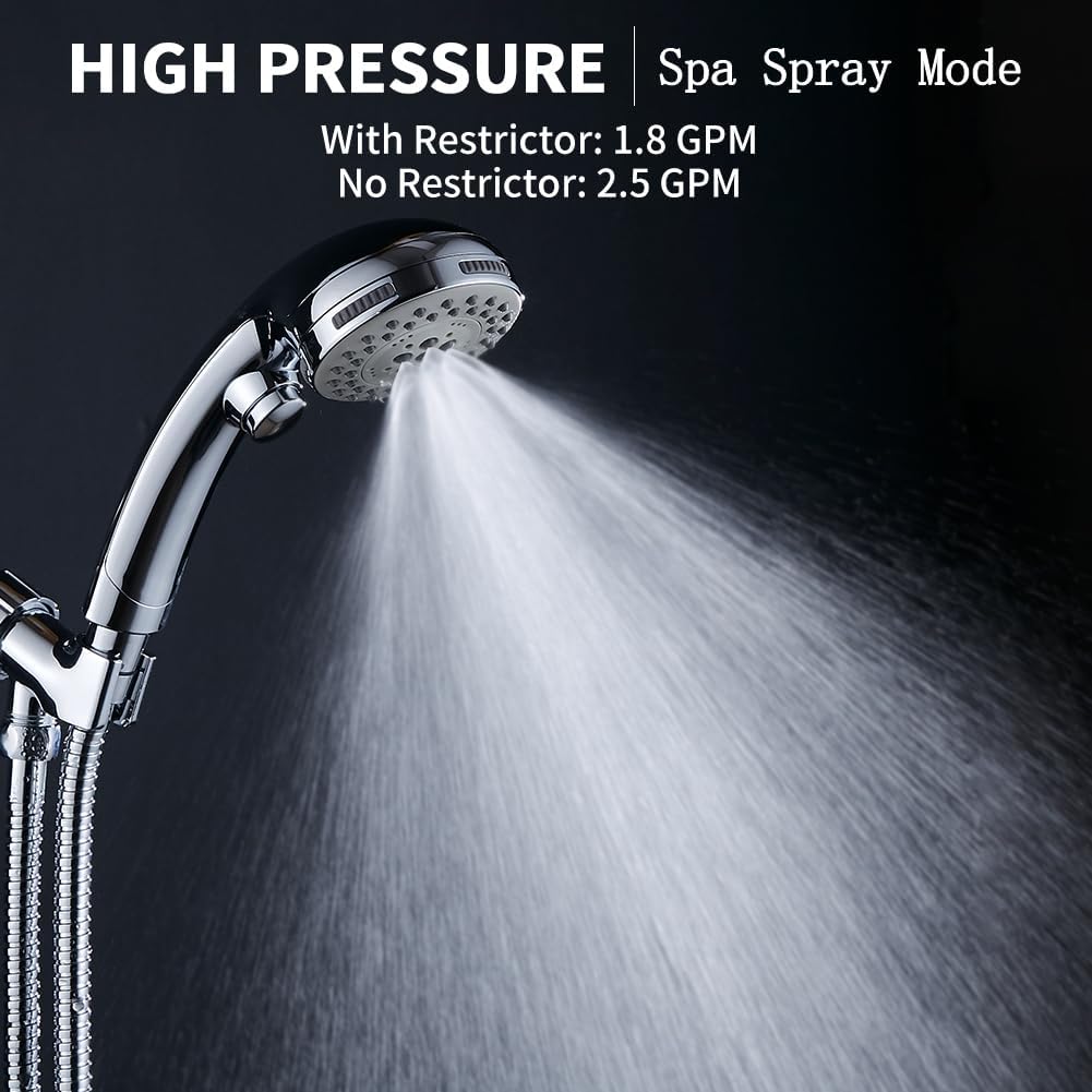 High Pressure Shower Head with - Spa & Wellness Earth City Москва 리뷰 및 가격