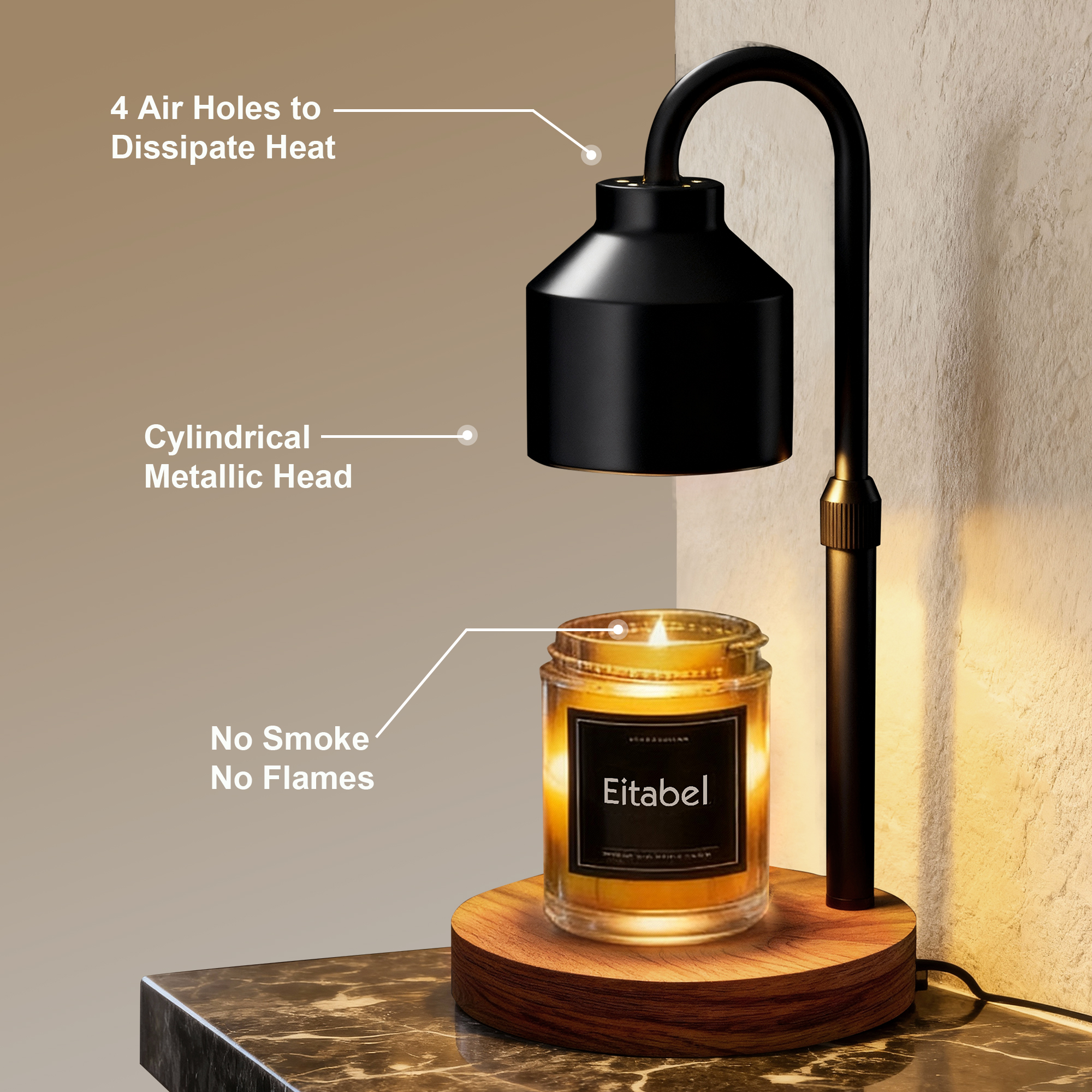 Atmospheric Wax Melting Lamp,  - Massage Candle Melting 리뷰 및 가격