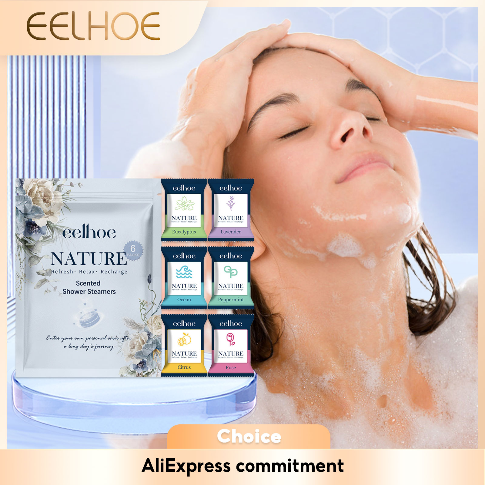 Aromatherapy Shower Steamers S - Shower Steamer Tablet 리뷰 및 가격