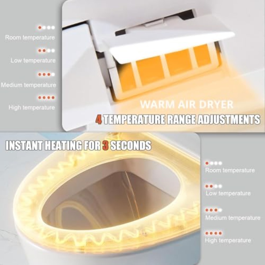 Electric Bidet Toilet Seat wit - Spa & Wellness Earth City Москва 리뷰 및 가격