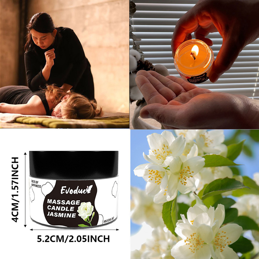 Massage Oil Candle Jasmine Soy - Massage Candle Melting 리뷰 및 가격