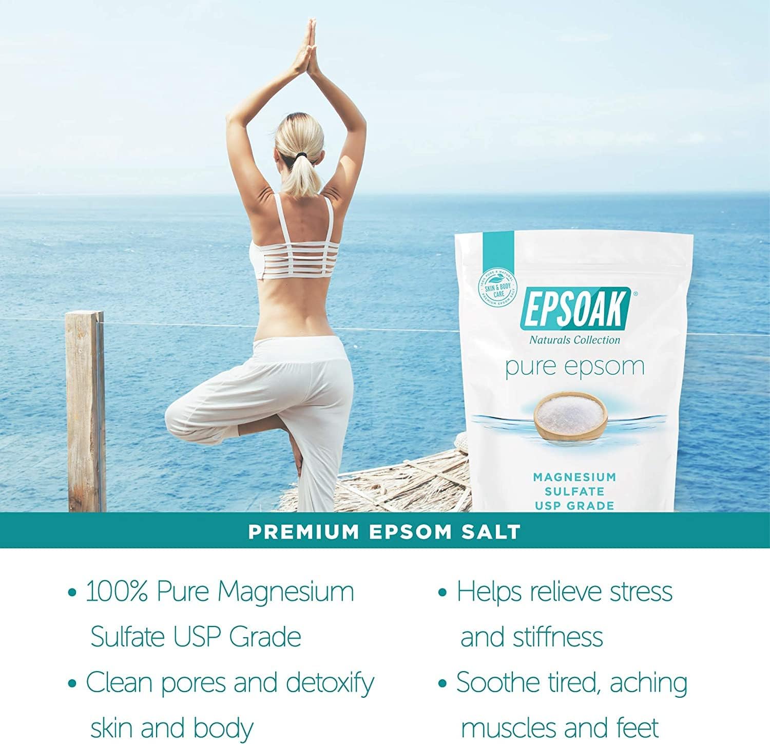 Epsom Salt 10 lb. Magnesium Su - Epsom Salt Bag 리뷰 및 가격
