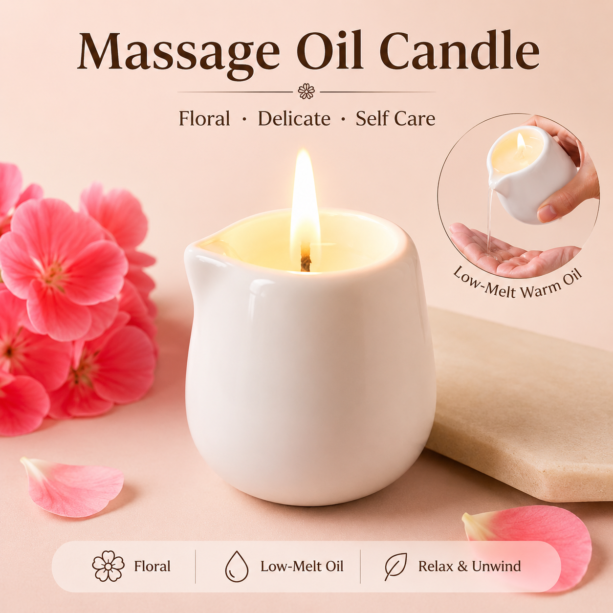 Ceramic Massage Oil Candle Ger - Massage Candle Melting 리뷰 및 가격