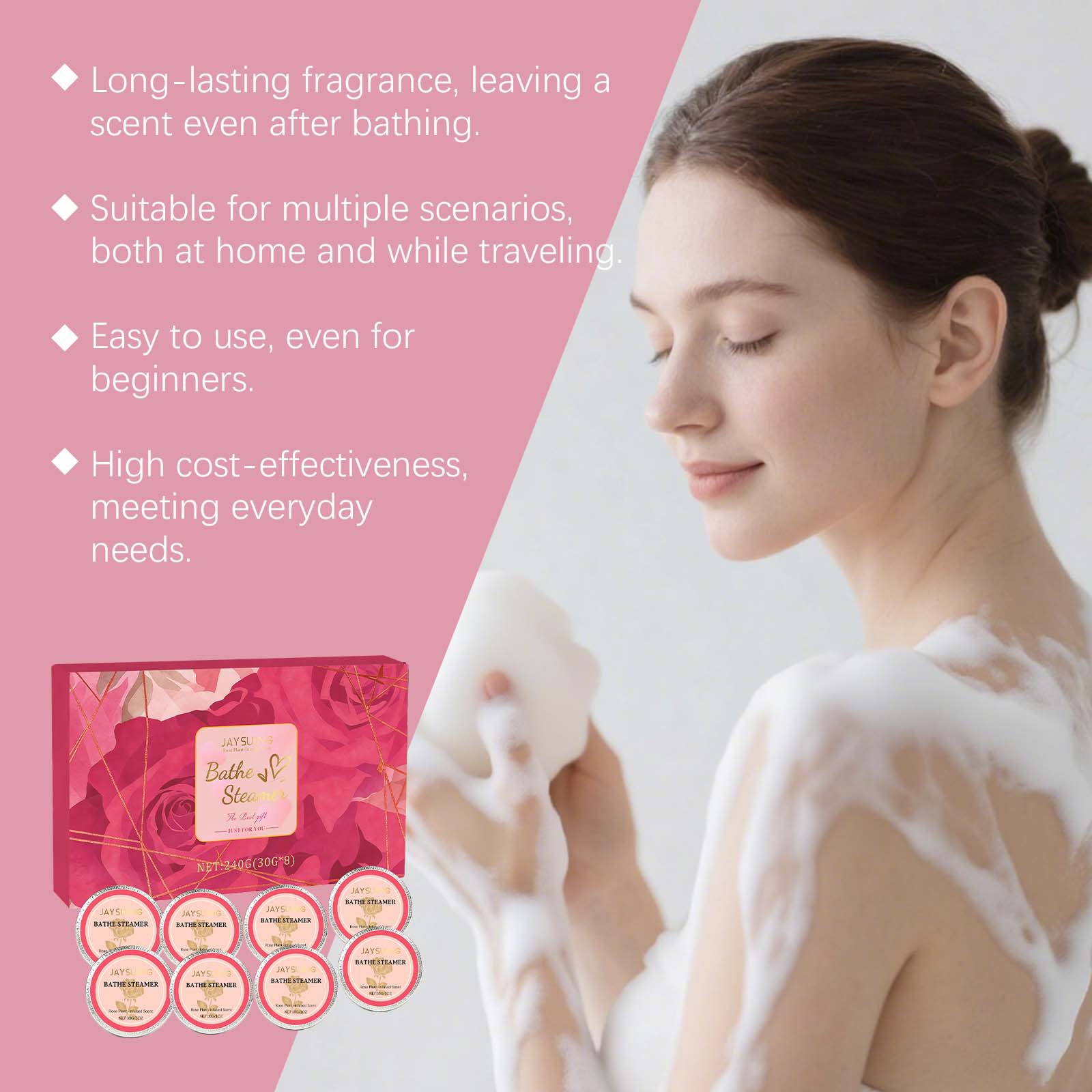 Jaysuing Rose Shower Tablets C - Shower Steamer Tablet 리뷰 및 가격