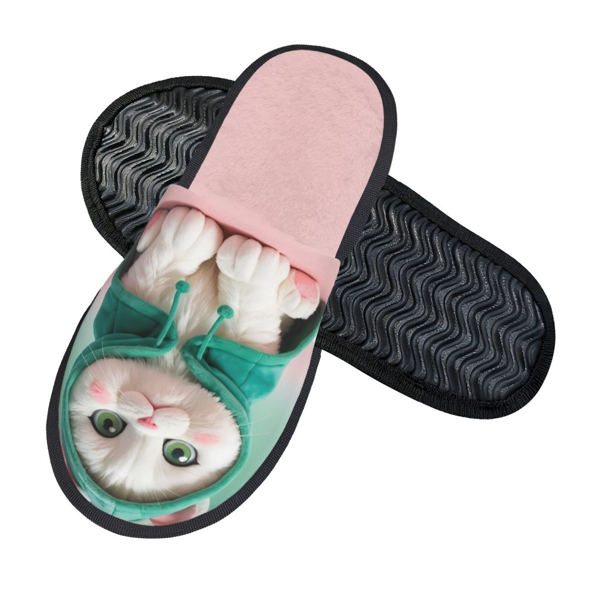 Custom Cute Cat House Slippers - Spa & Wellness Centre Lielupe 리뷰 및 가격