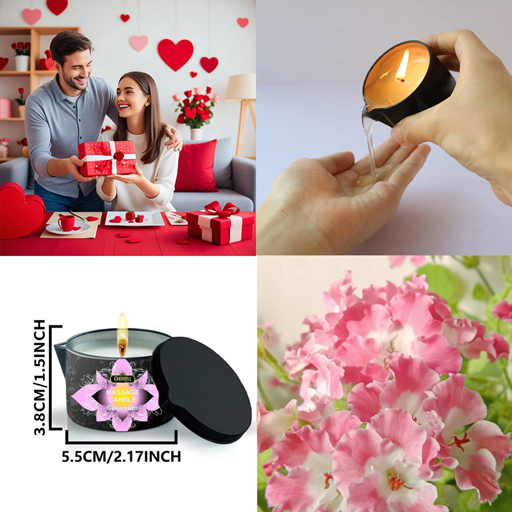 Geranium Massage Oil Candle 2o - Massage Candle Melting 리뷰 및 가격