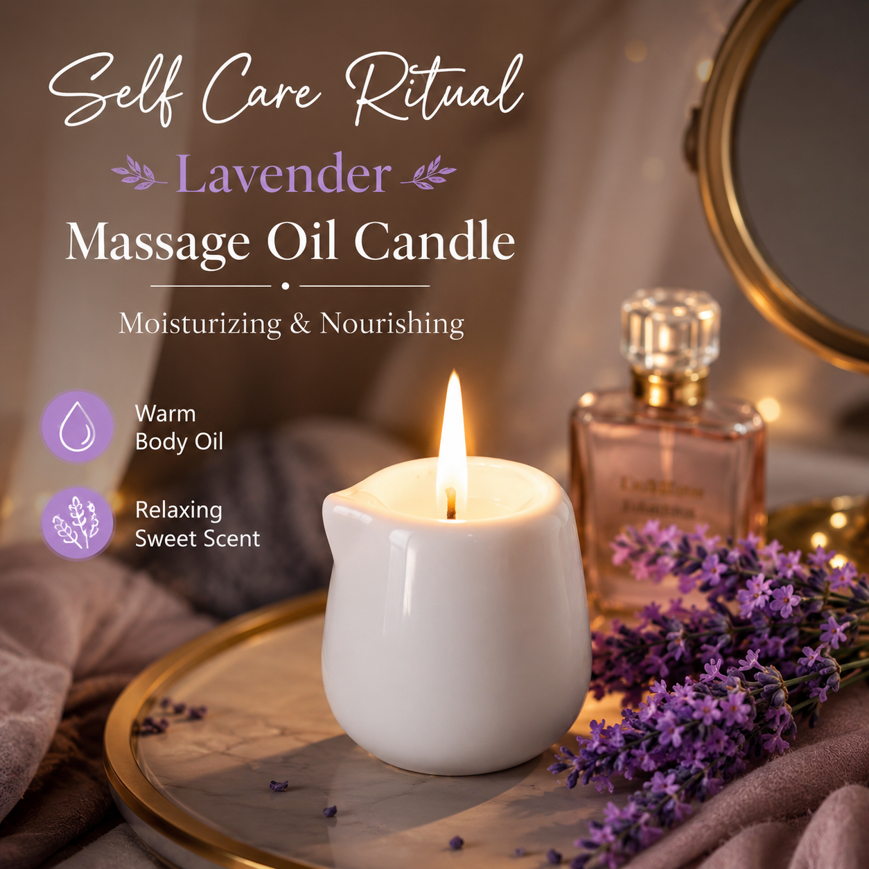 Ceramic Massage Oil Candle Lav - Massage Candle Melting 리뷰 및 가격
