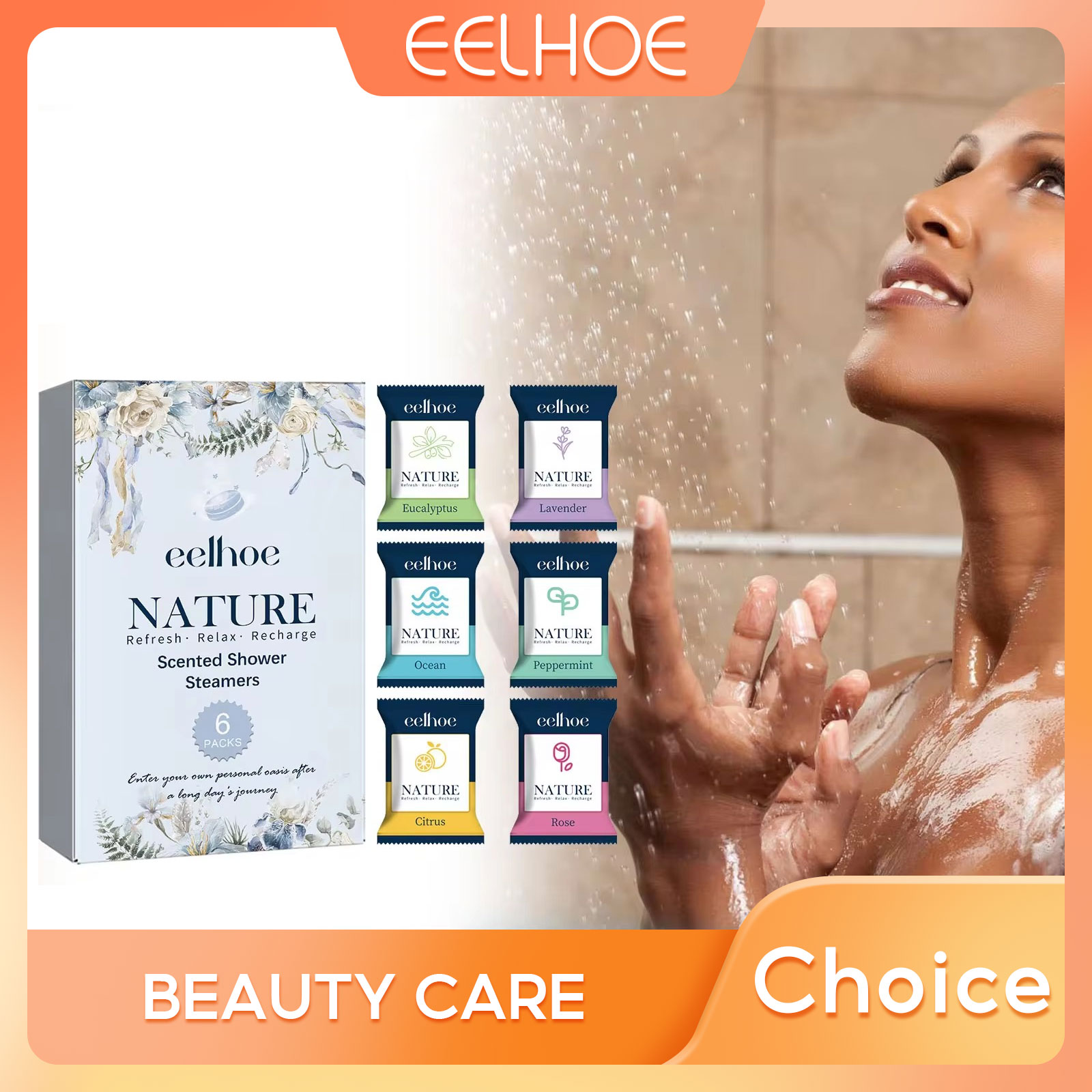 EELHOE Relief Natural Scented  - Shower Steamer Tablet 리뷰 및 가격
