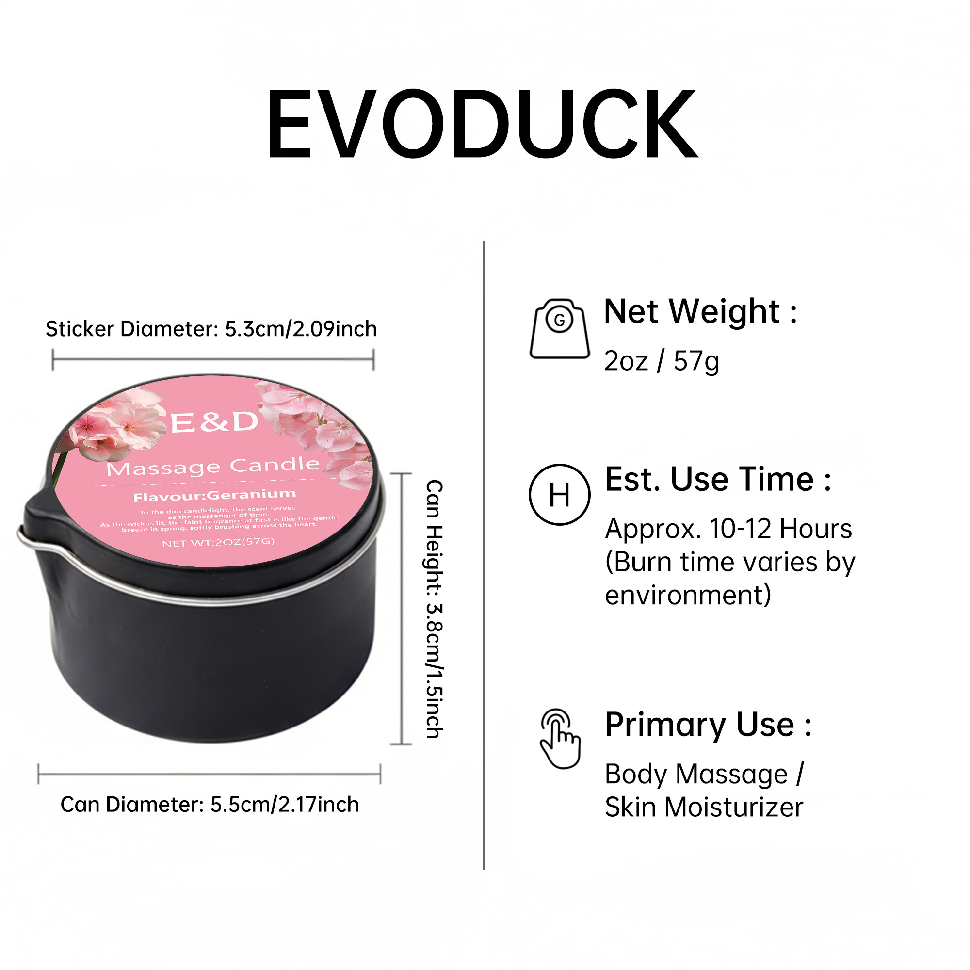 Geranium Massage Oil Candle 2o - Massage Candle Melting 리뷰 및 가격