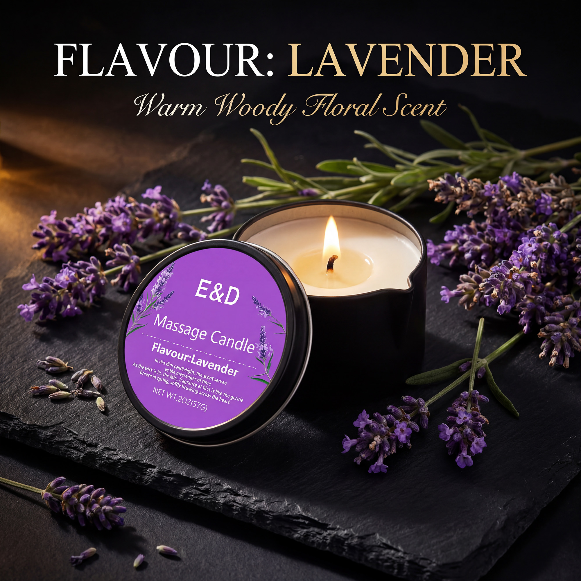 Lavender Massage Oil Candle 2o - Massage Candle Melting 리뷰 및 가격