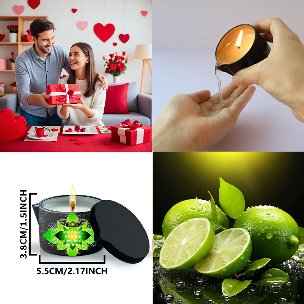 Lime Basil Citrus Massage Oil  - Massage Candle Melting 리뷰 및 가격